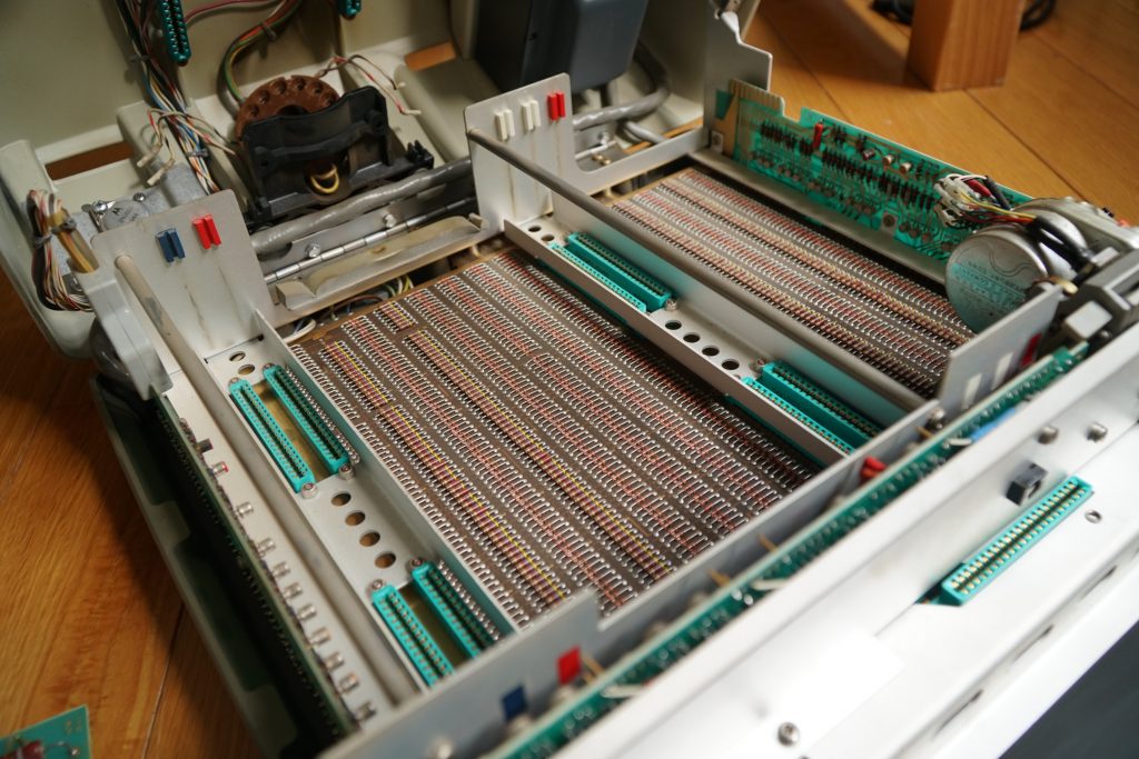 Combinational logic in this machine is implemented as a diode array